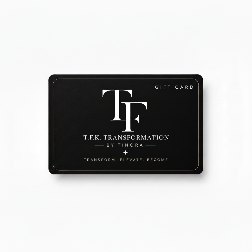 T.F.K. Transformation Gift Card - White
